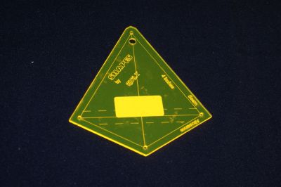 MOSAIC 4 inch side KITE ACRYLIC TEMPLATE